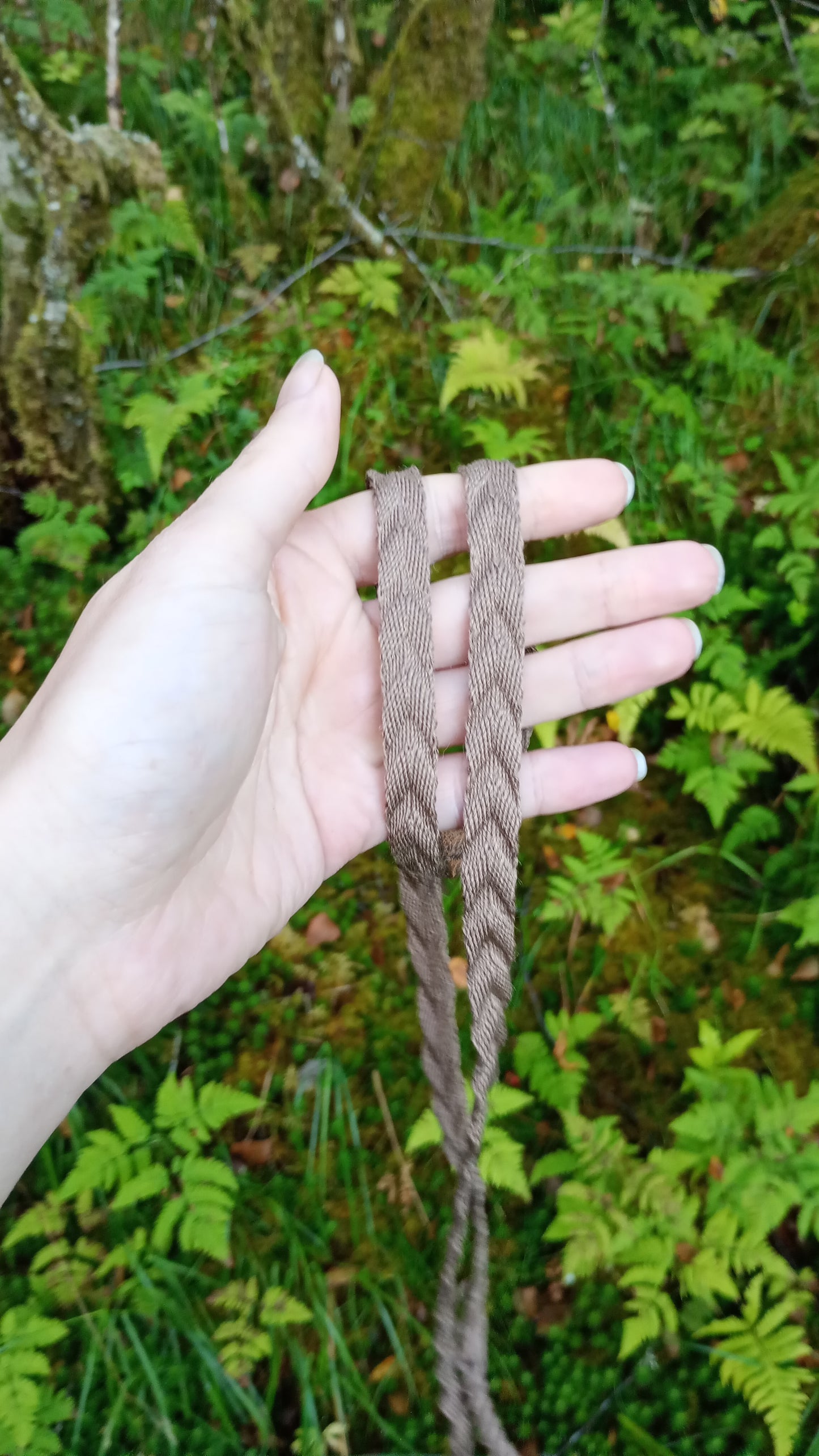 Delicate texture weave tie headband (silk)