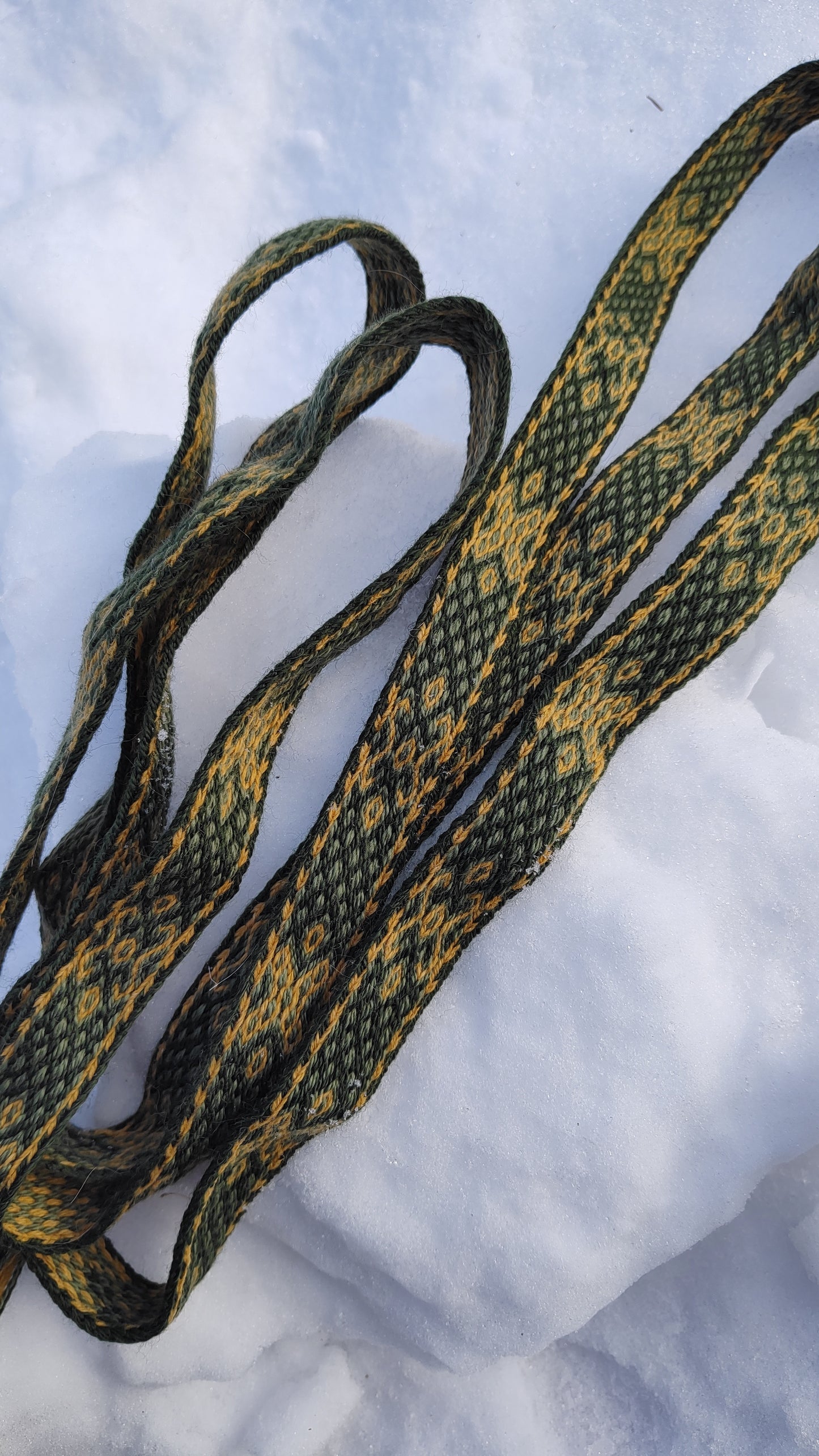 Belt with traditional Baltic motive