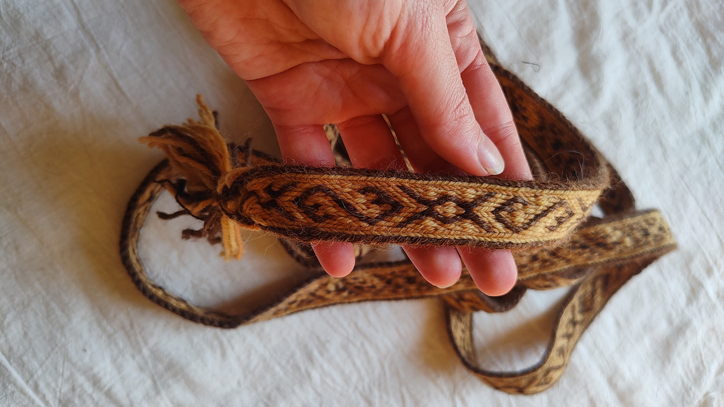 Belt in autumn colours (Birka inspired)