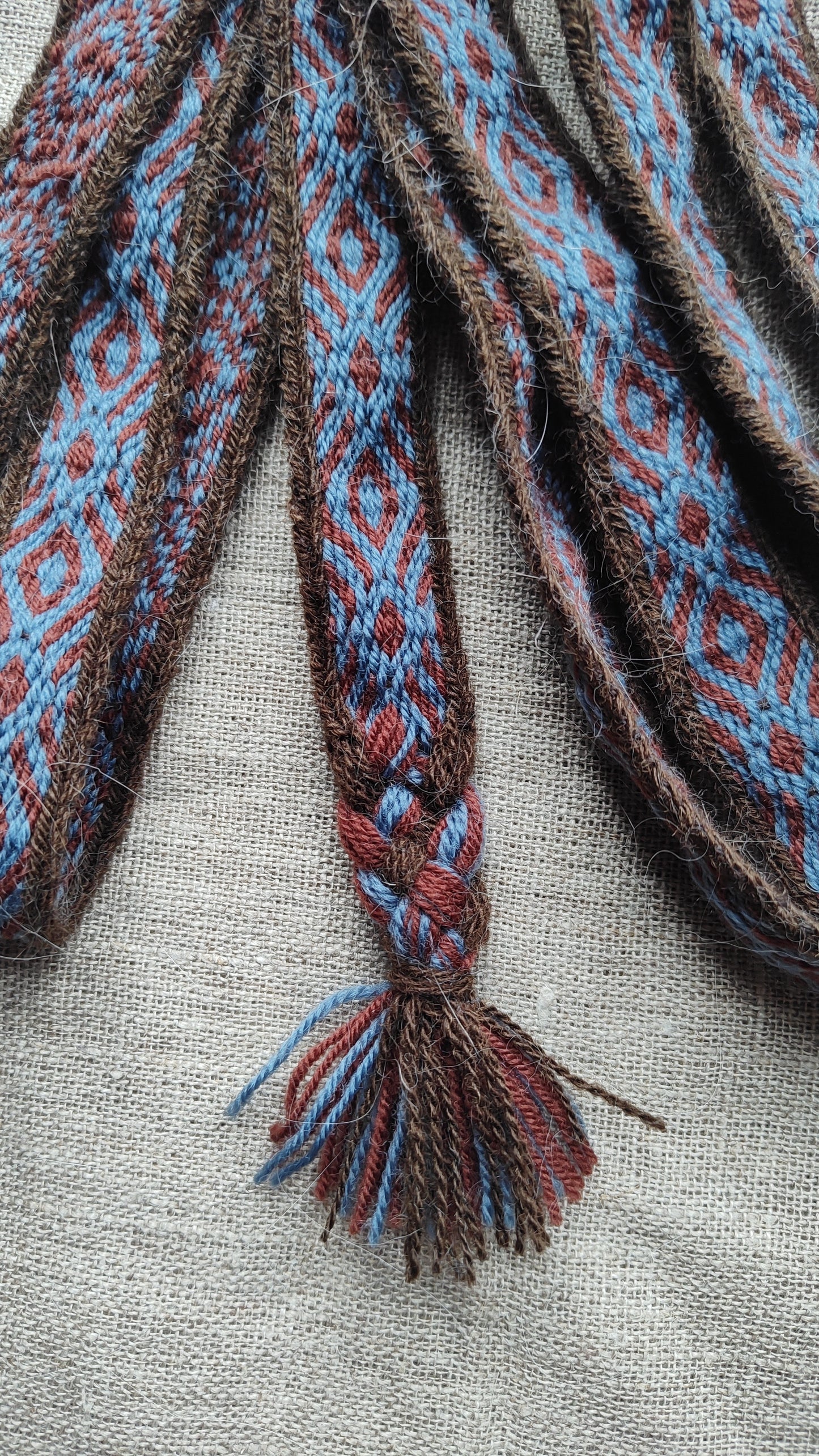 Belt inspired by Finnish Iron Age imagery