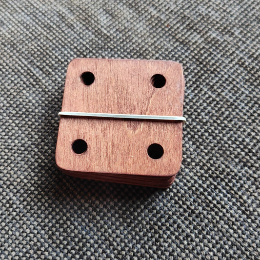 Wooden weaving tablets