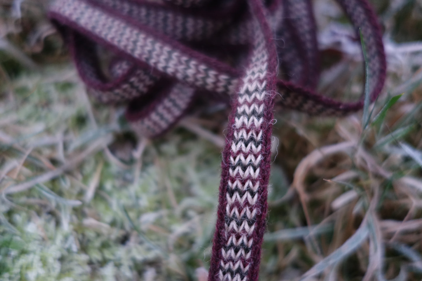 Interpretation of 10-12th century Viking tablet woven trim from Gaigovo / Staraya Ladoga