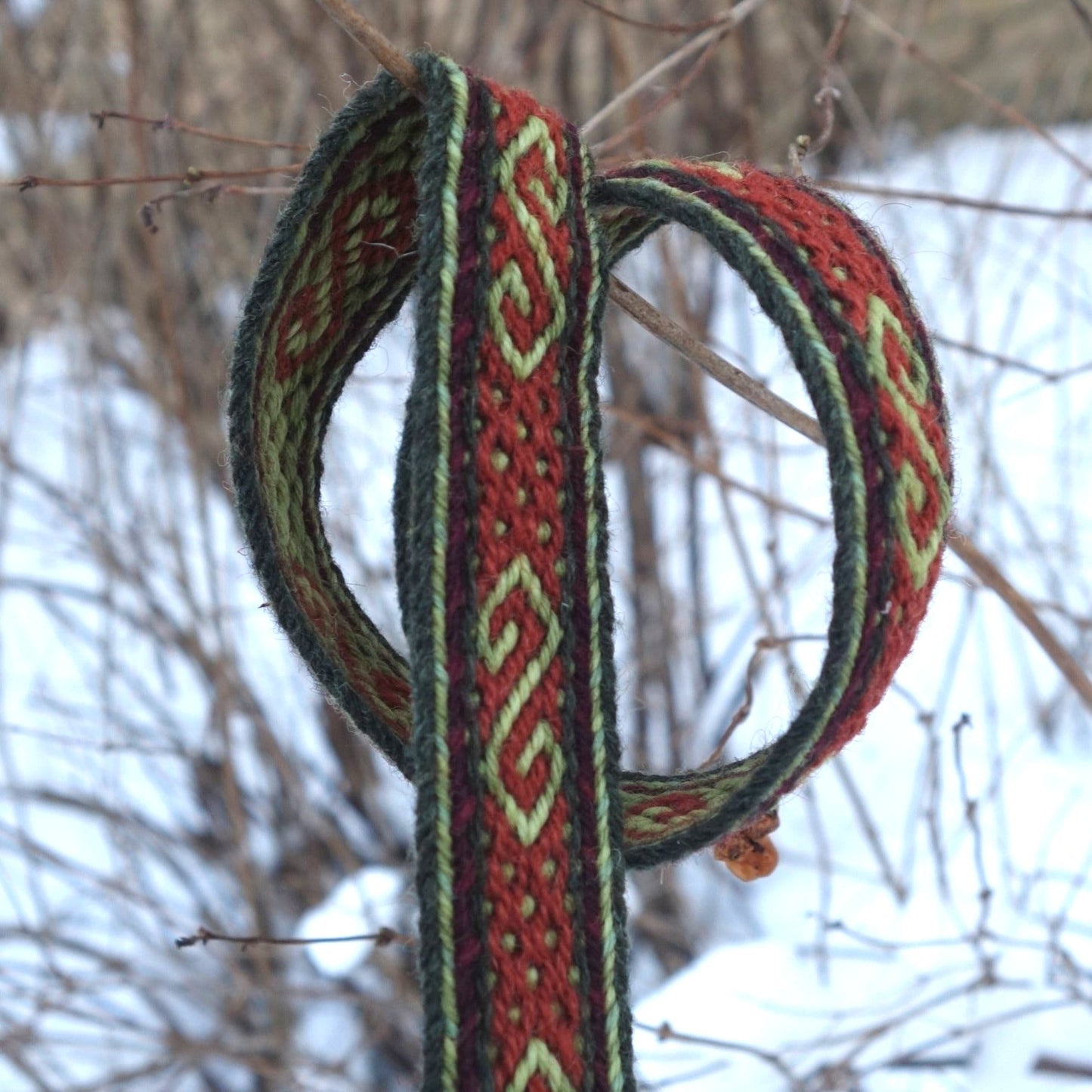 Made to order - Belt with S-shaped double spirals