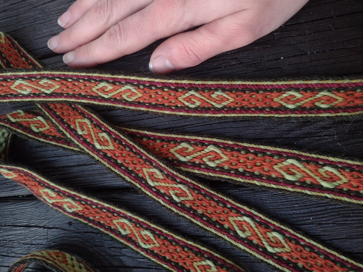 Made to order - Belt with S-shaped double spirals