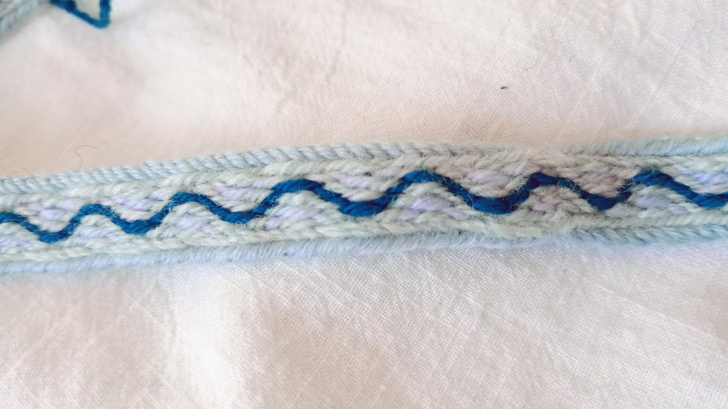 Adjustable headband in teal - turquoise pallette