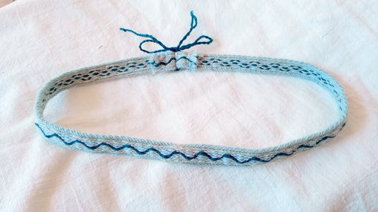 Adjustable headband in teal - turquoise pallette
