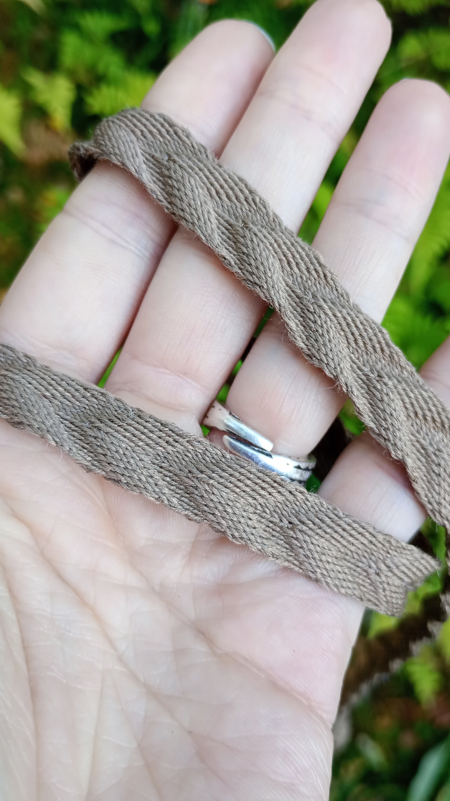 Delicate texture weave tie headband (silk)