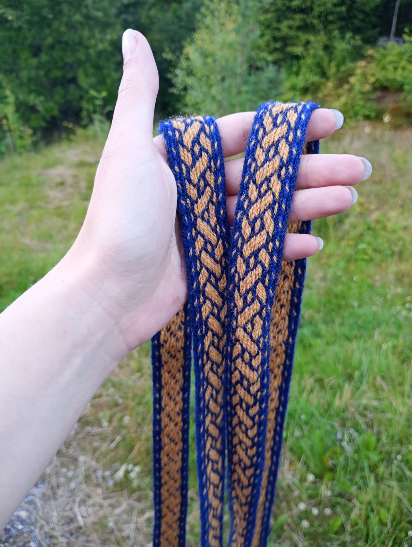 Belt loosely based on Birka B22 pattern aka ''Birka strapwork''