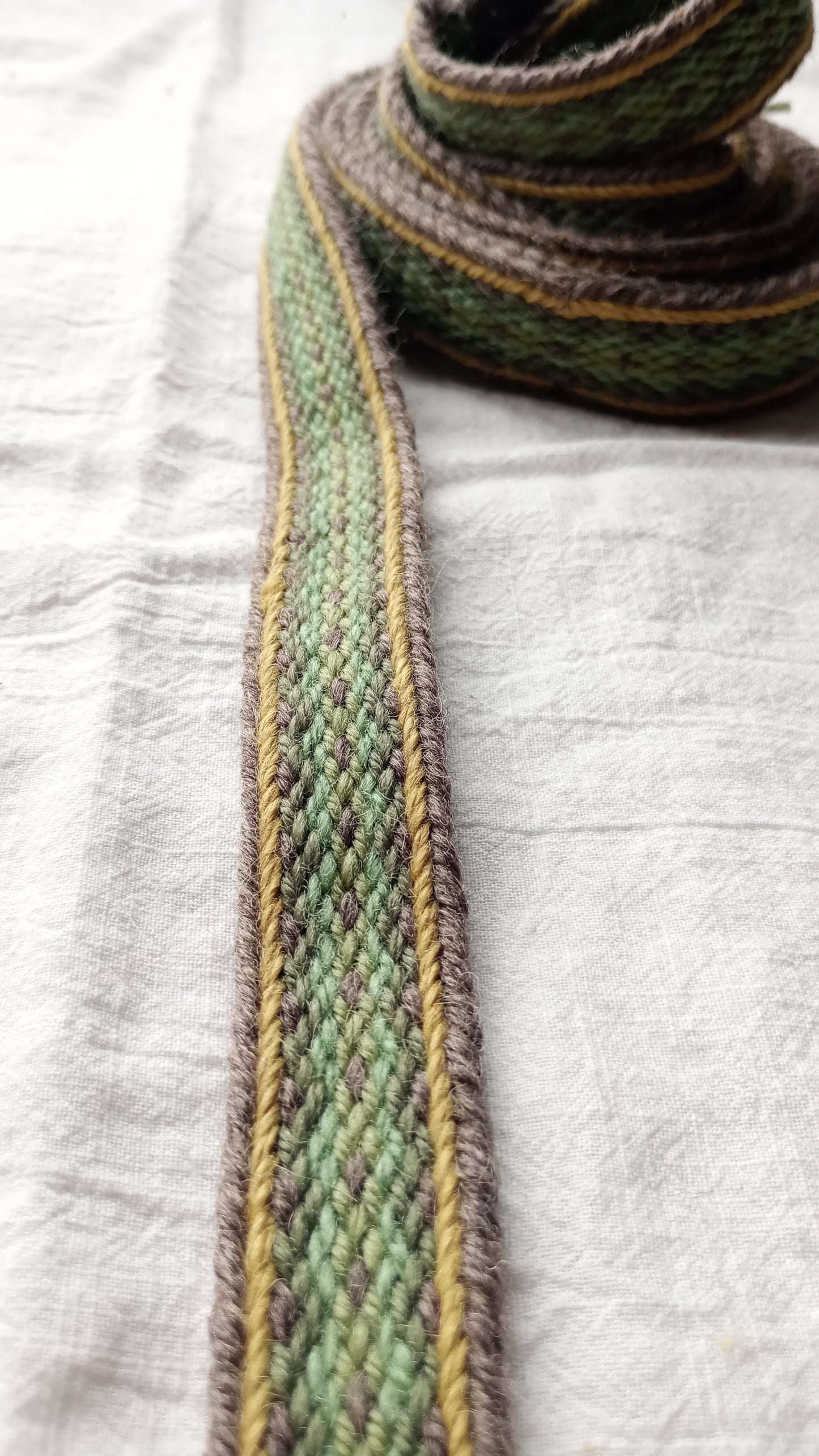 Simple double sided belt in Baltic style