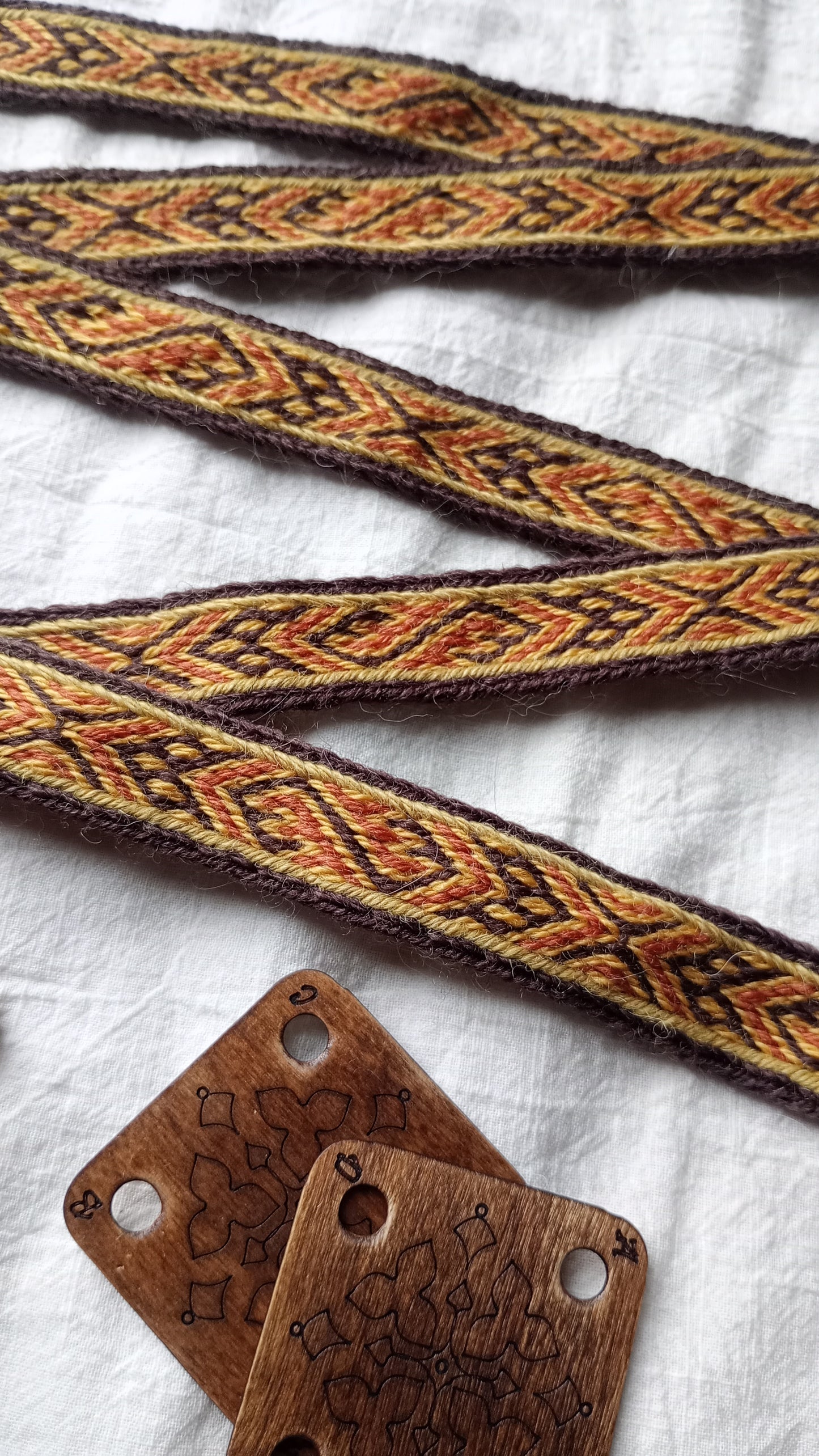 Belt in autumn colours (Birka inspired)