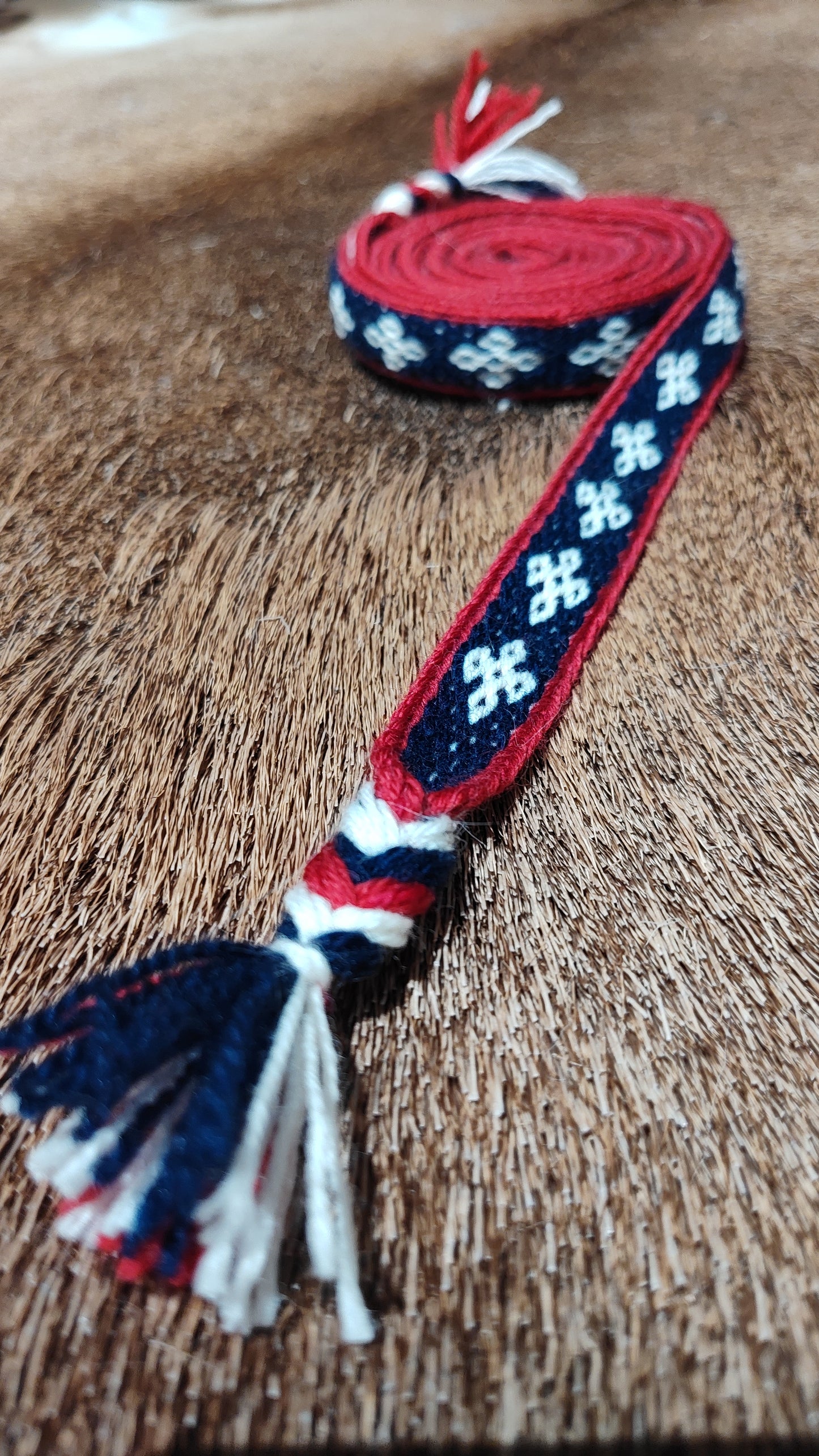 Belt with elegant Estonian motive