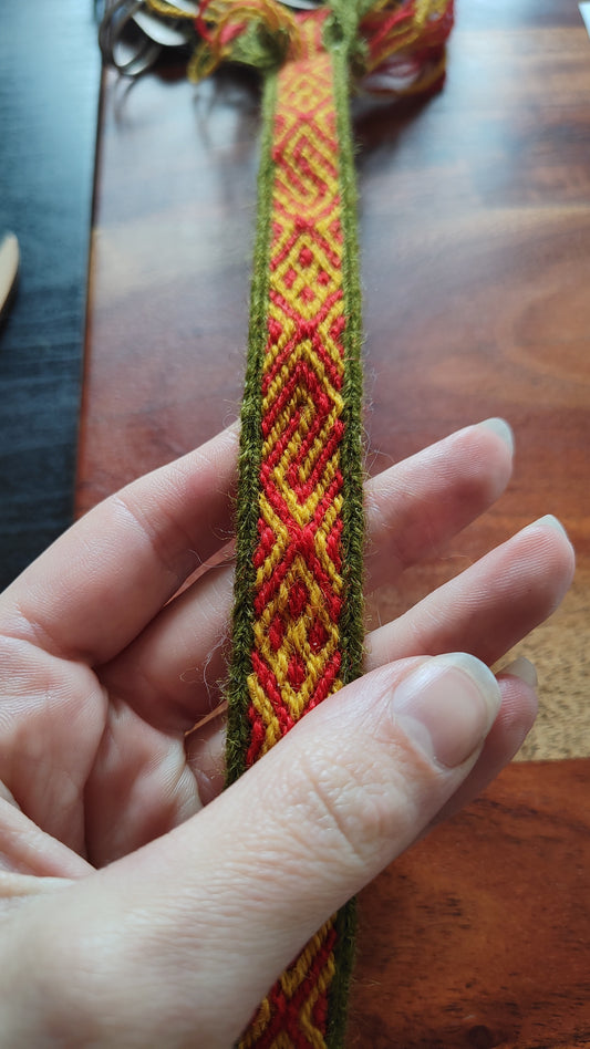 Belt with pattern from 5th century Vestrum, Norway