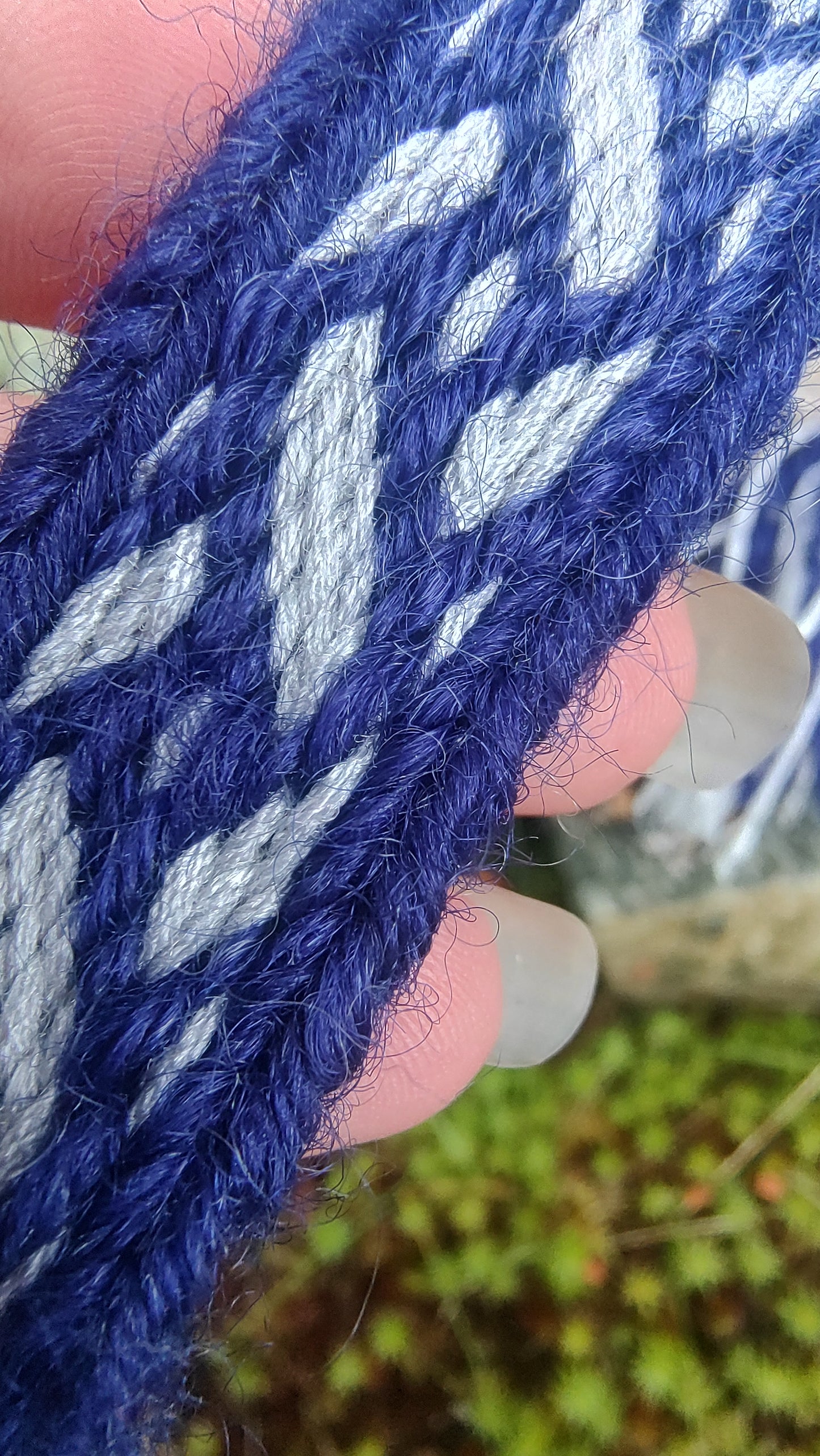 Belt based on Birka B24 in silk and wool