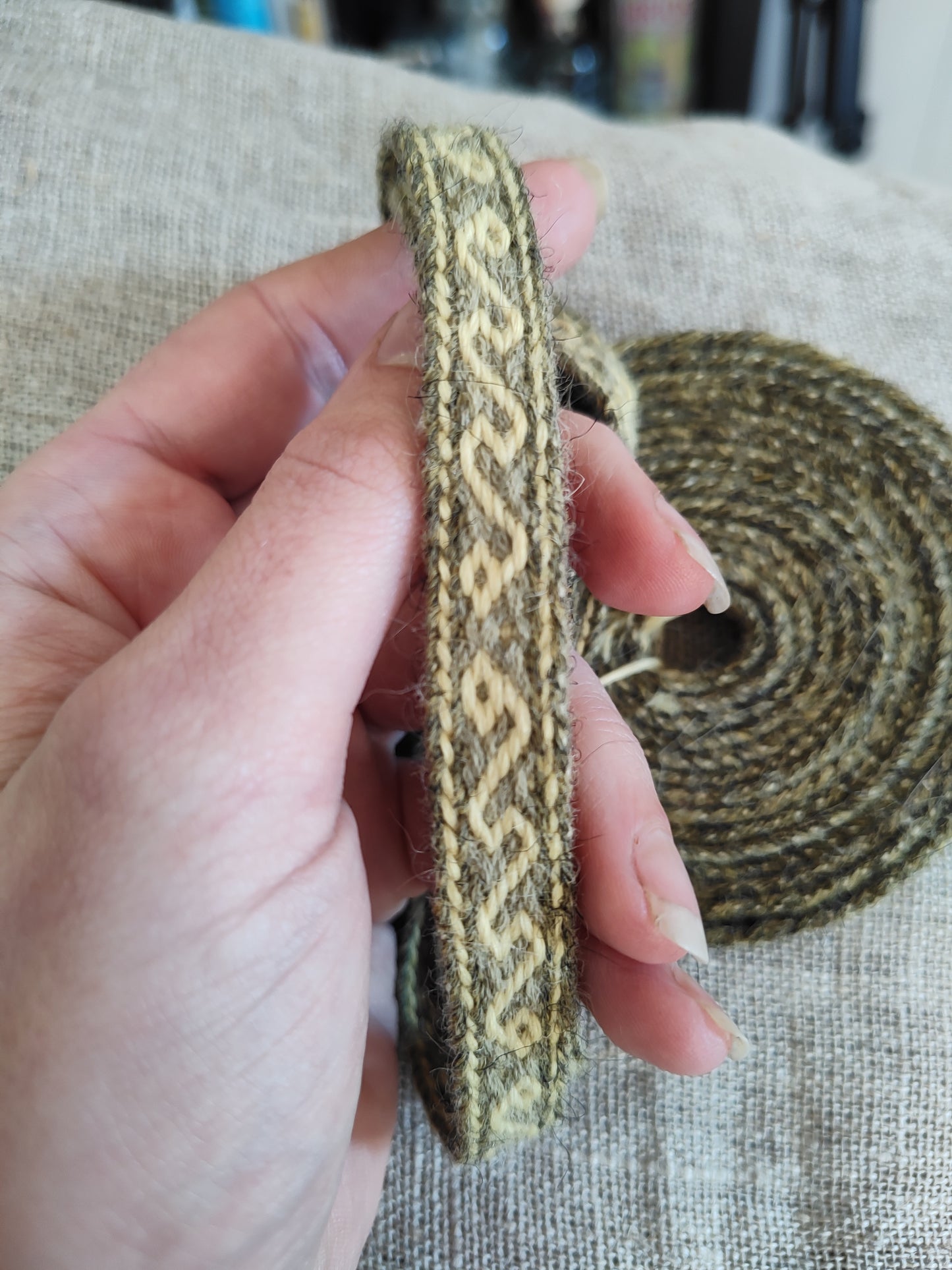 Ribbon based on a find from Bikavėnai (medieval Lithuania)