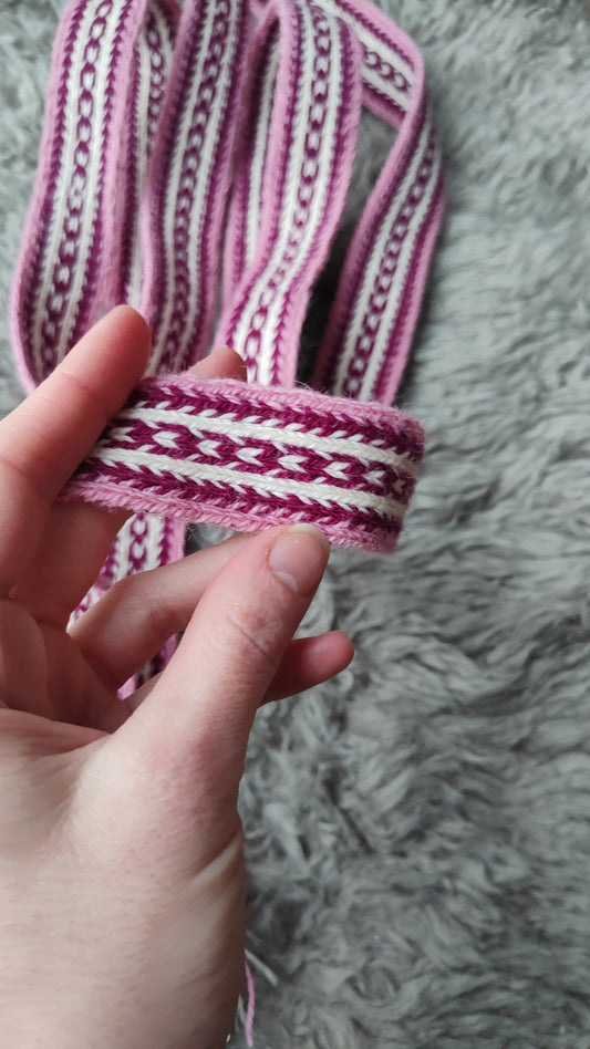 Pink spring themed belt