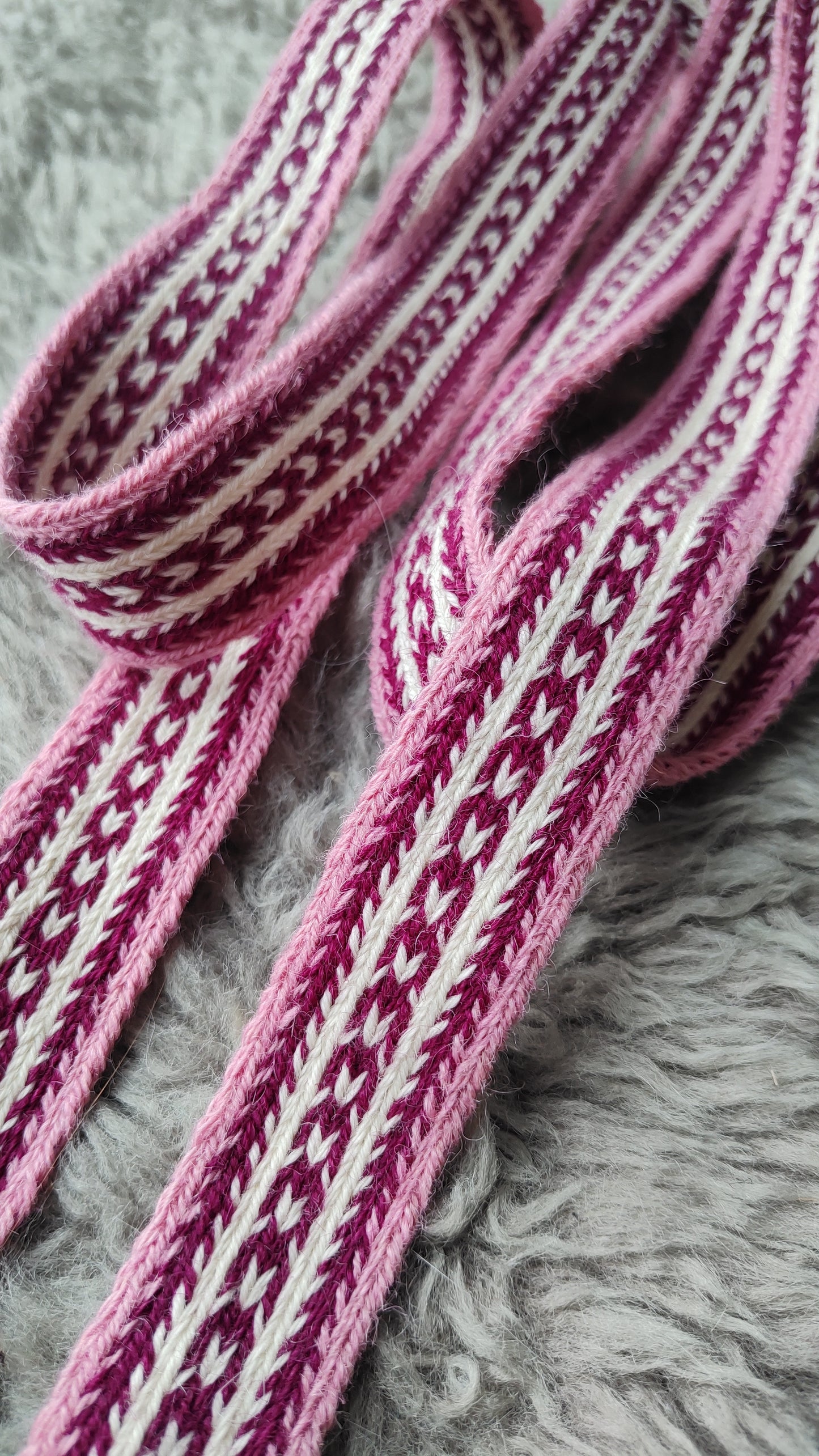 Pink spring themed belt