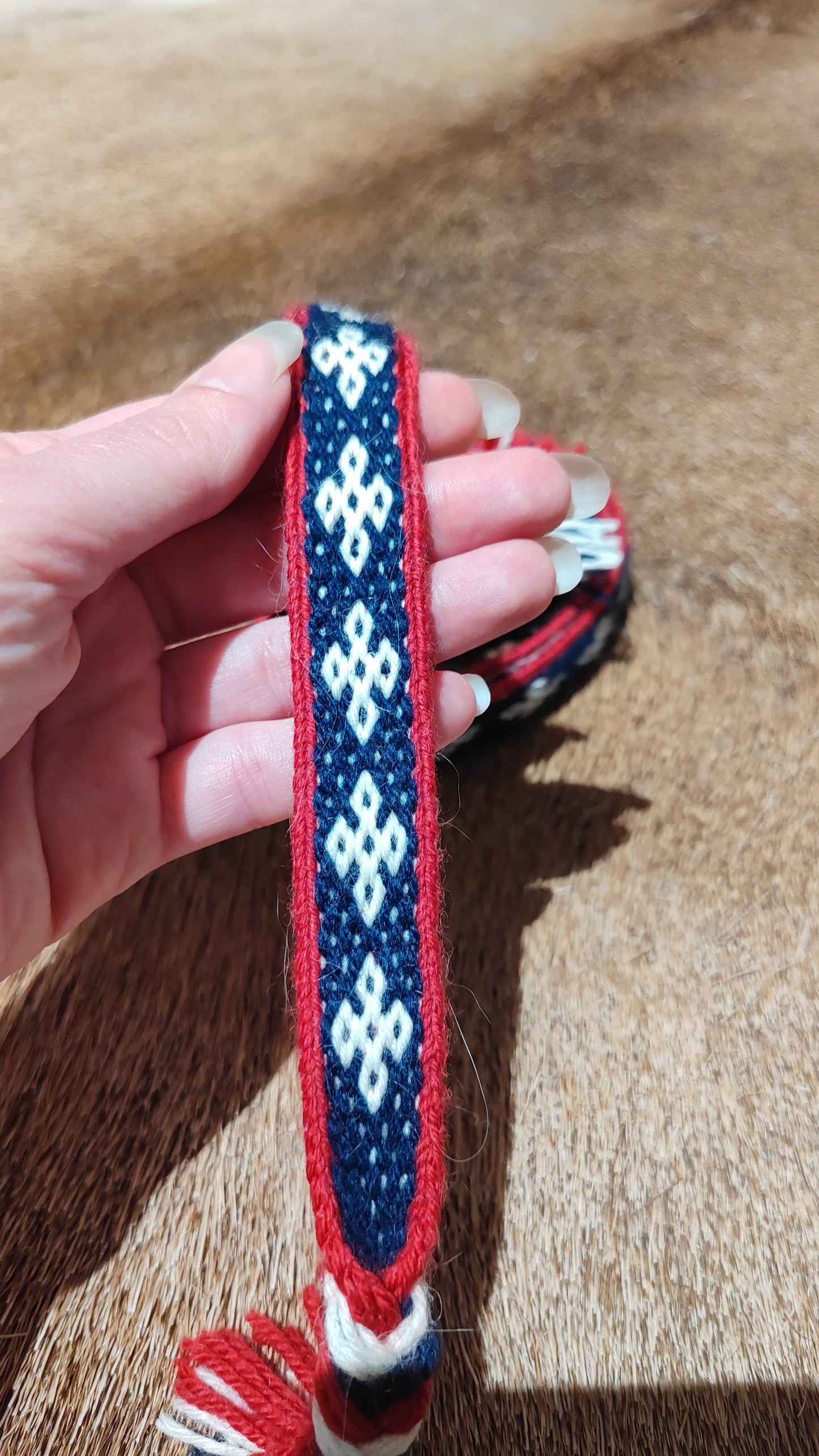 Belt with elegant Estonian motive