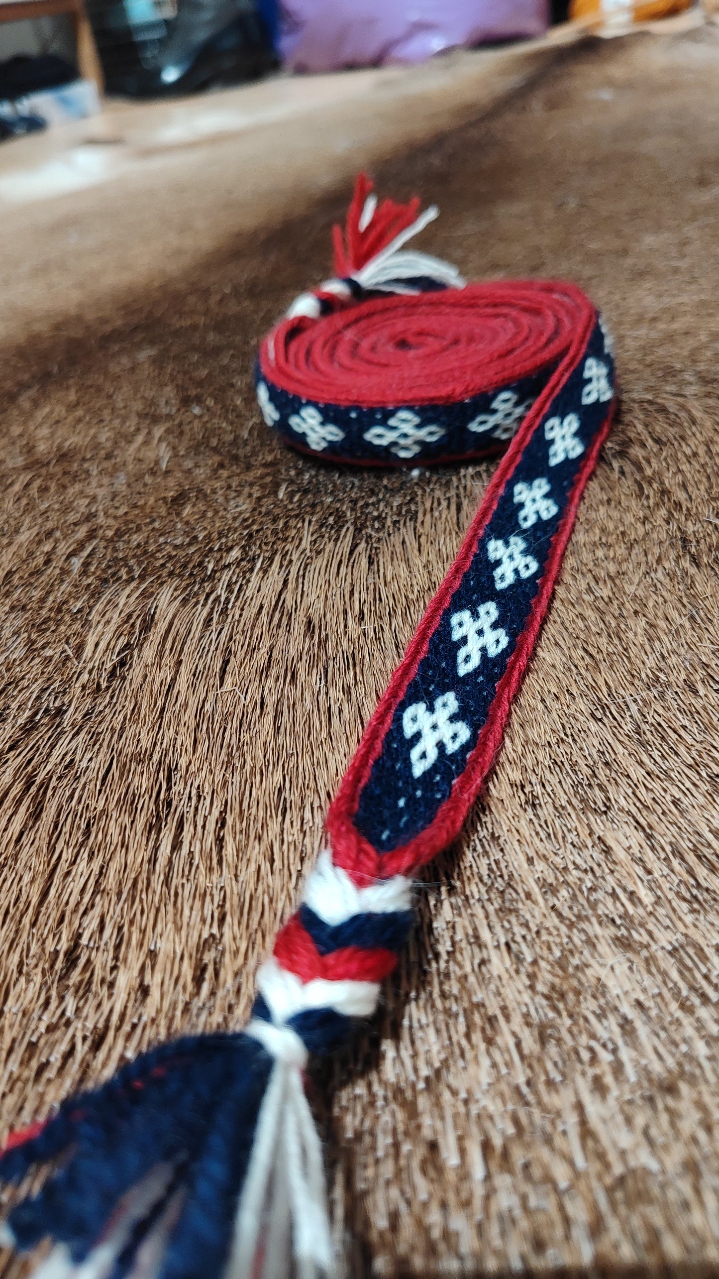 Belt with elegant Estonian motive