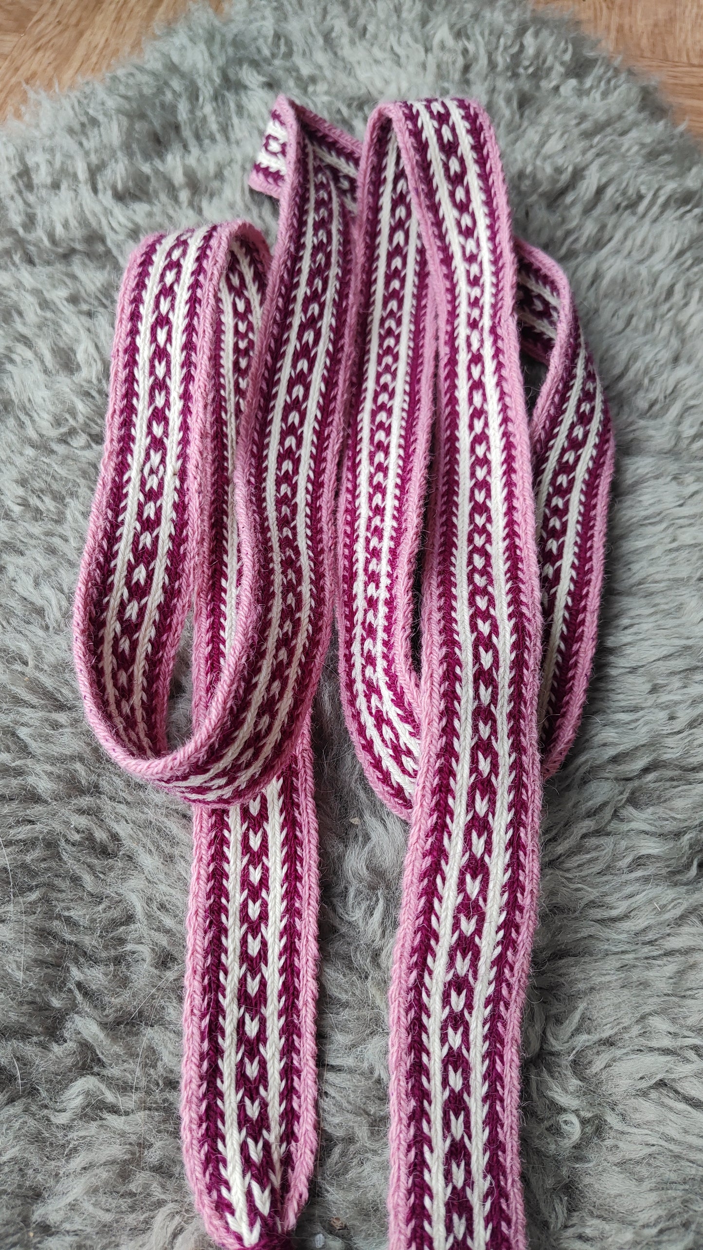 Pink spring themed belt