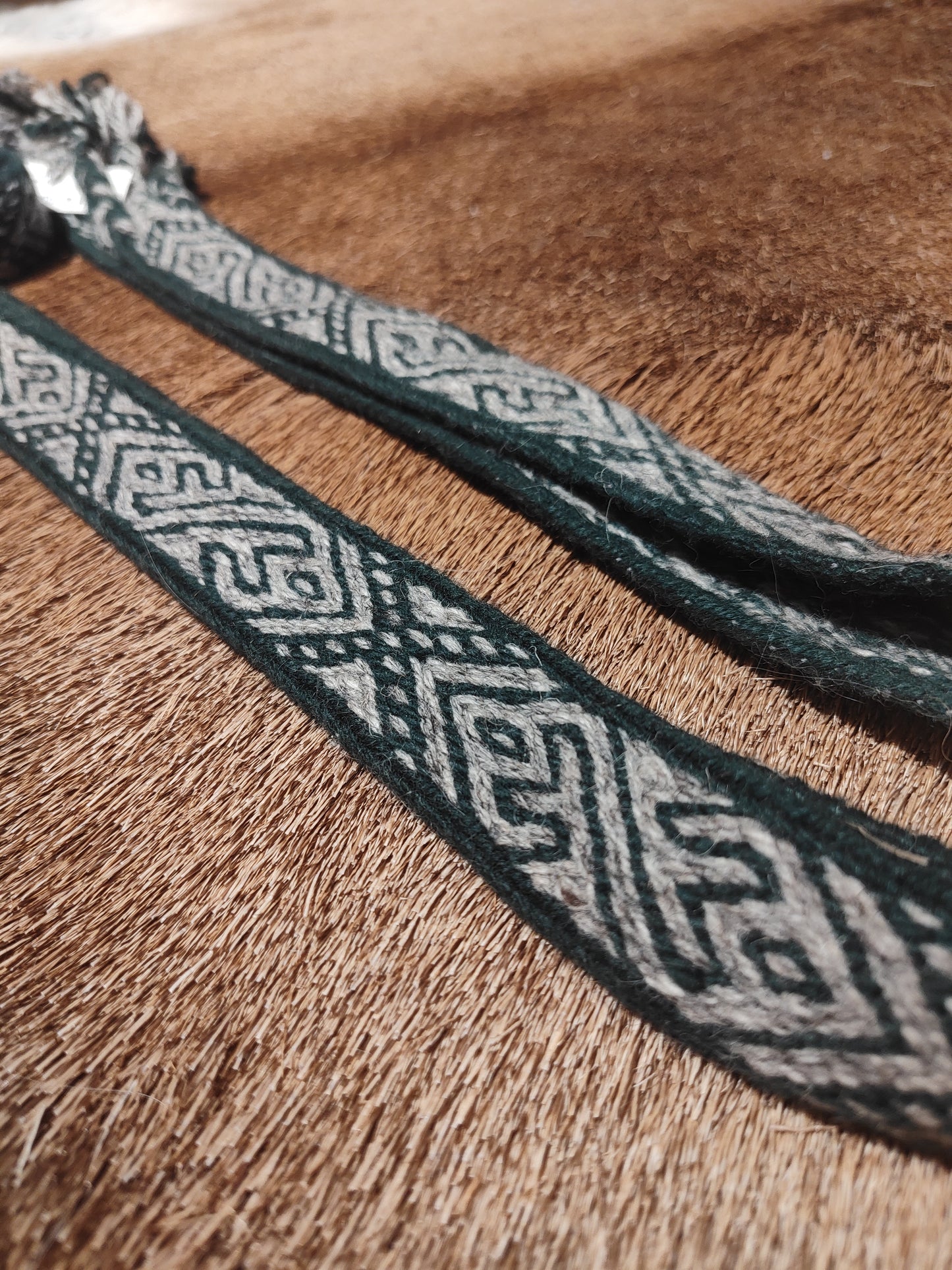 Belt inspired by Birka B6 (cruelty free wool)