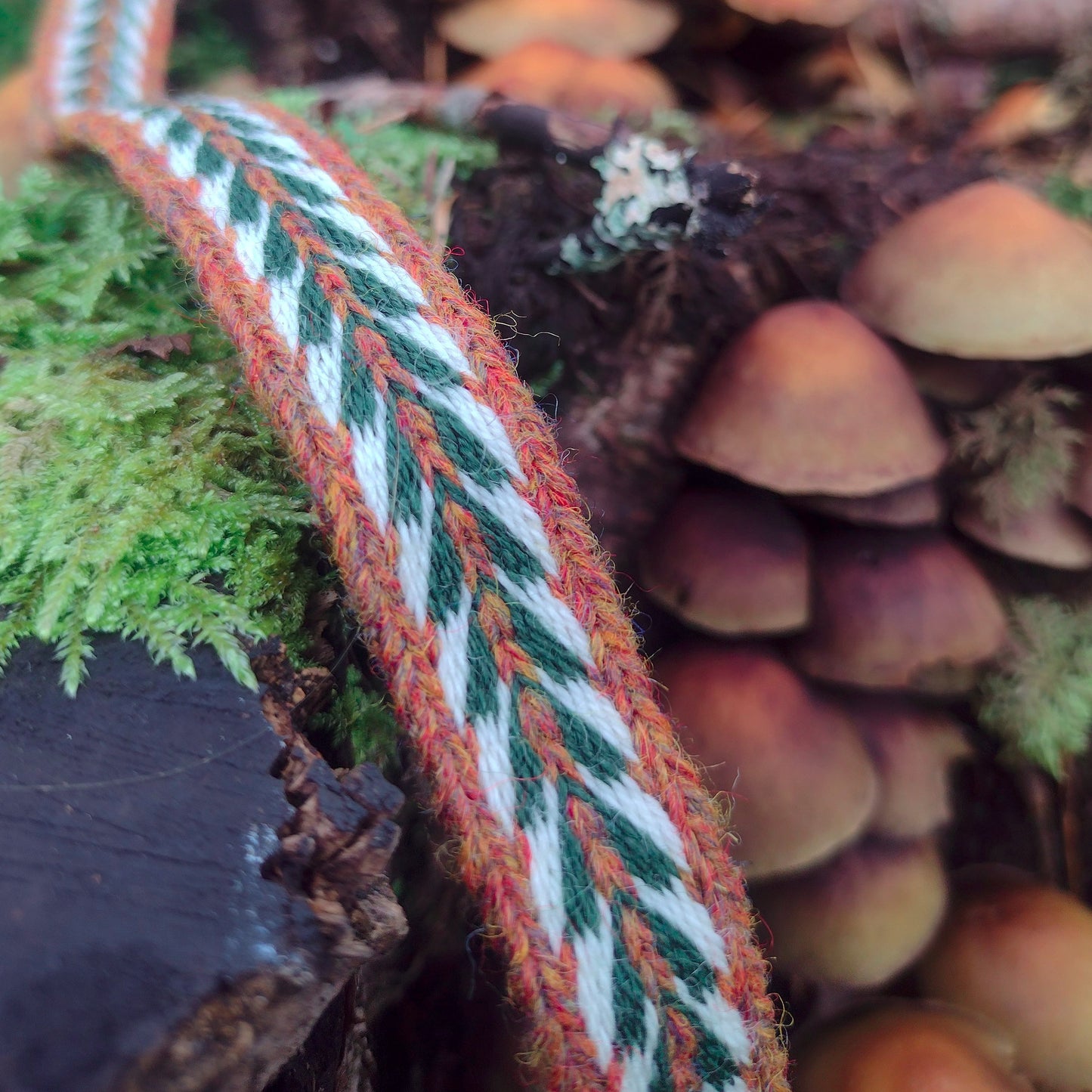 Fairy tale "fir" ribbon with arrow pattern